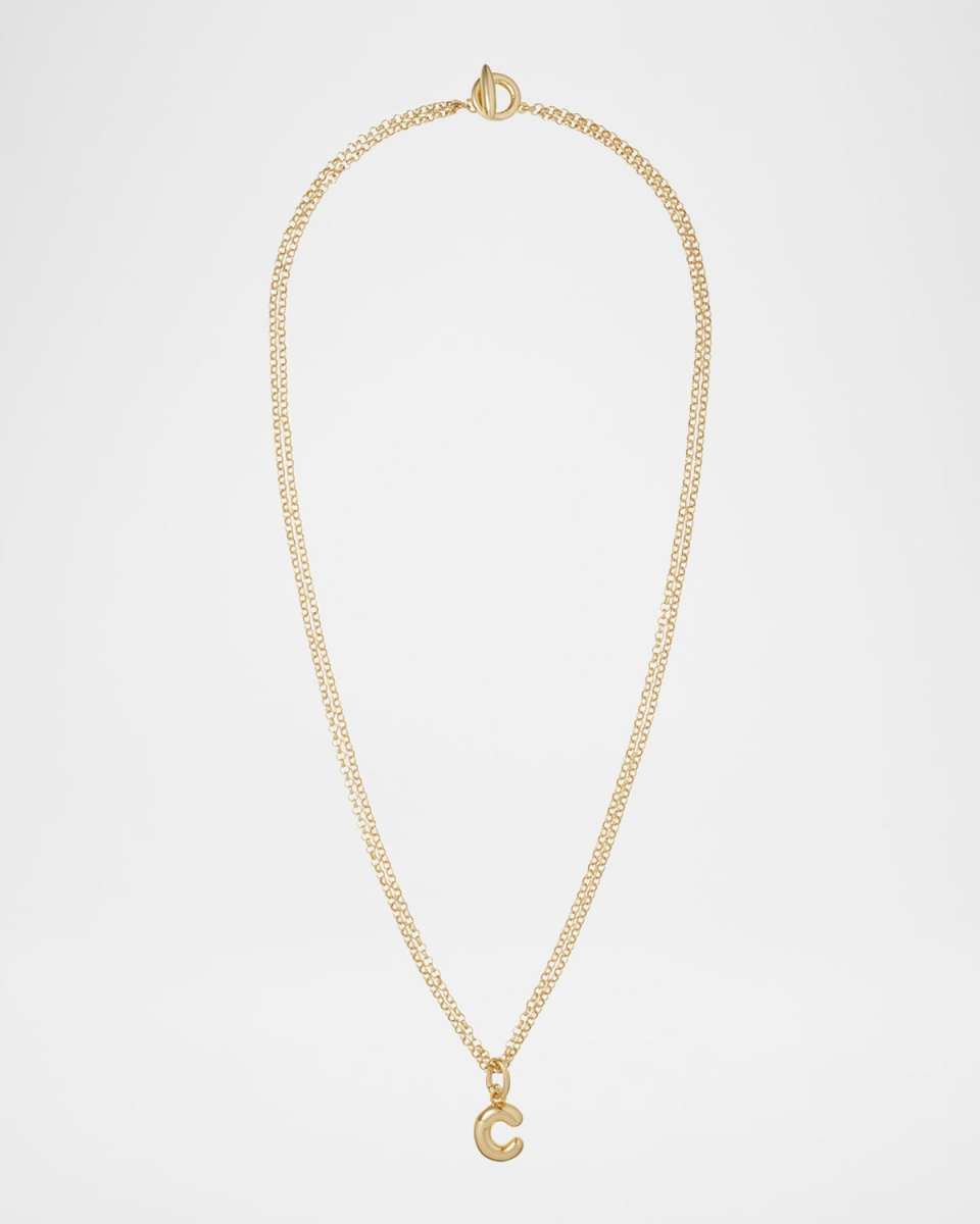 The Puffy Initial Necklace
